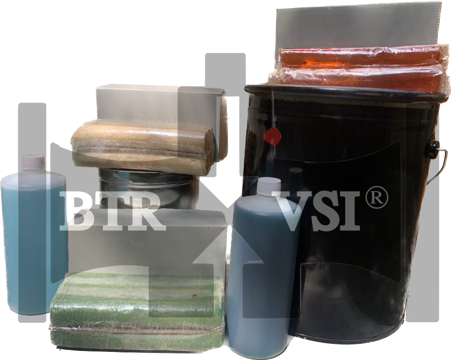 BTR VSI valve cleaner and maintenance product containers