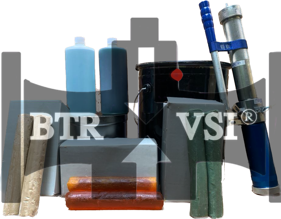 Range of BTR VSI valve maintenance compounds manufactured in-house